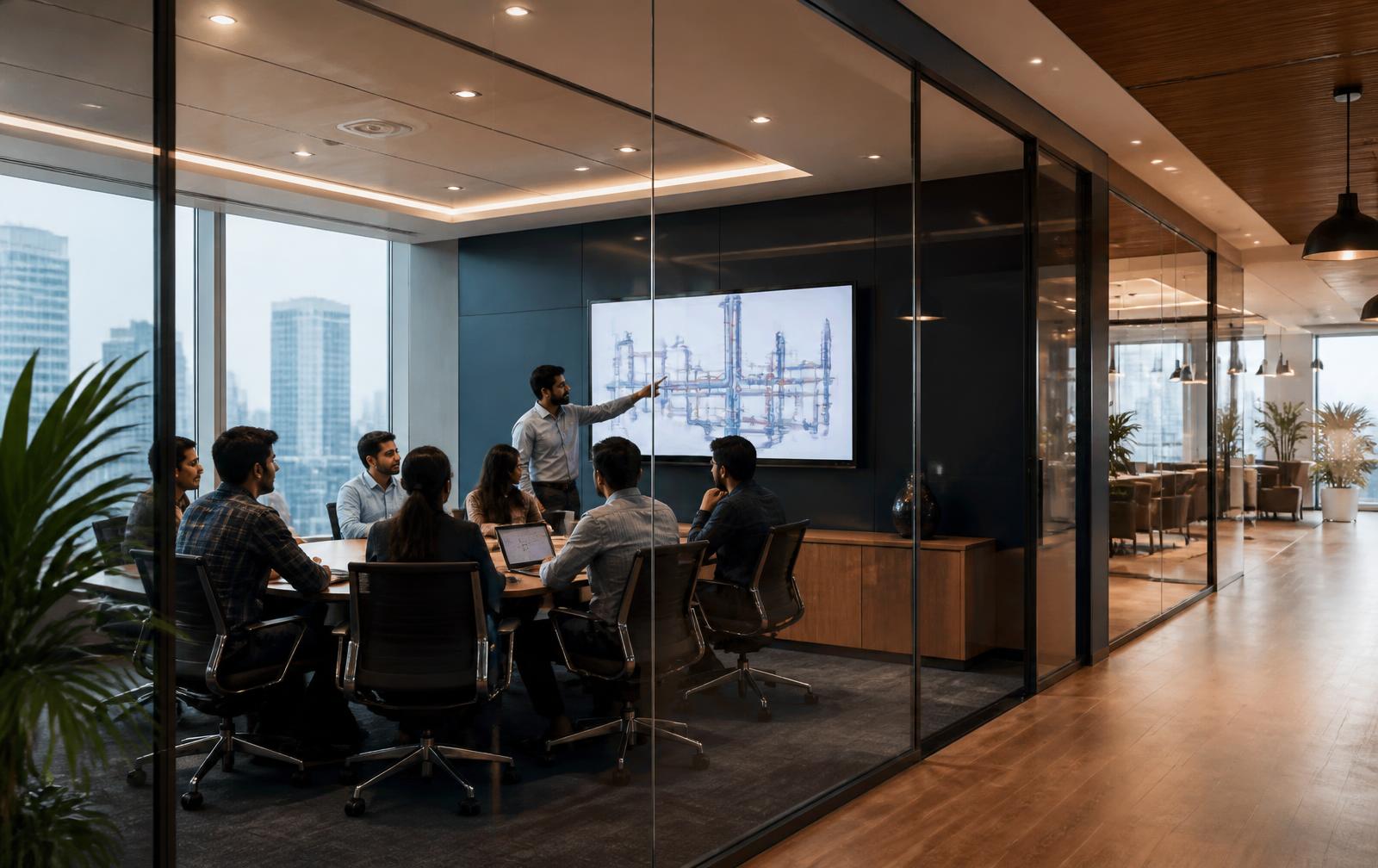 Panchvati head office meeting room in Goregaon West, Mumbai